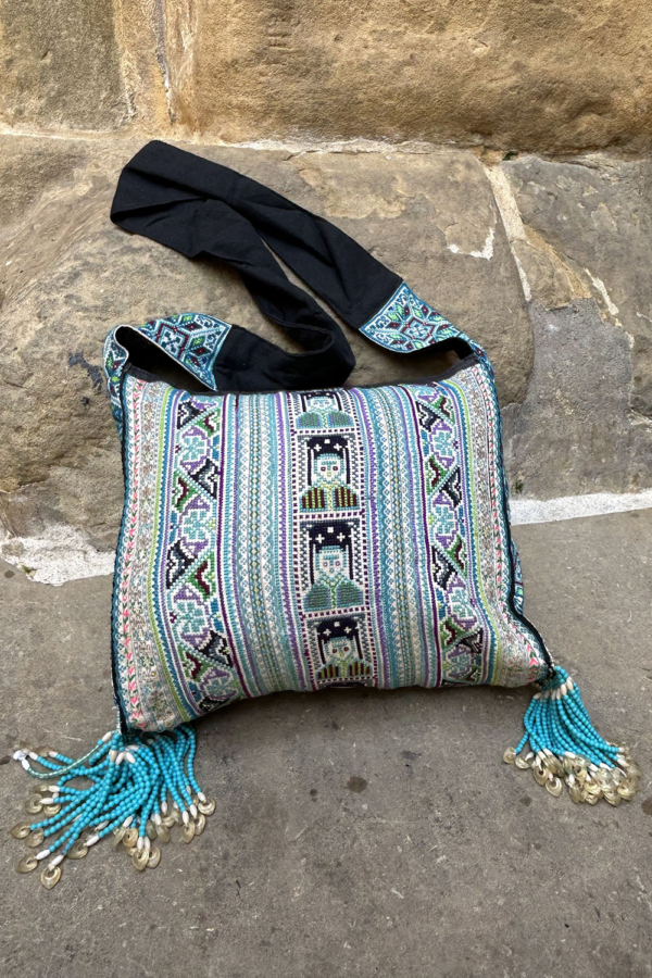 Bolso vintage de la etnia Hmong, Tailandia.