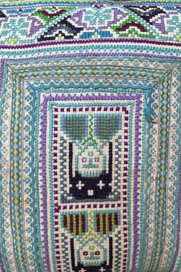 Bolso vintage de la etnia Hmong, Tailandia. - Imagen 3