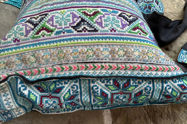 Bolso vintage de la etnia Hmong, Tailandia. - Imagen 5