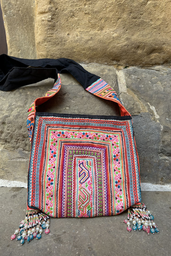Bolso vintage de la etnia Hmong, Tailandia.
