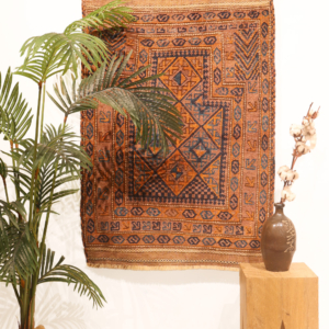 Alfombra antigua Baluch, Afghanistan. 125x90 cms