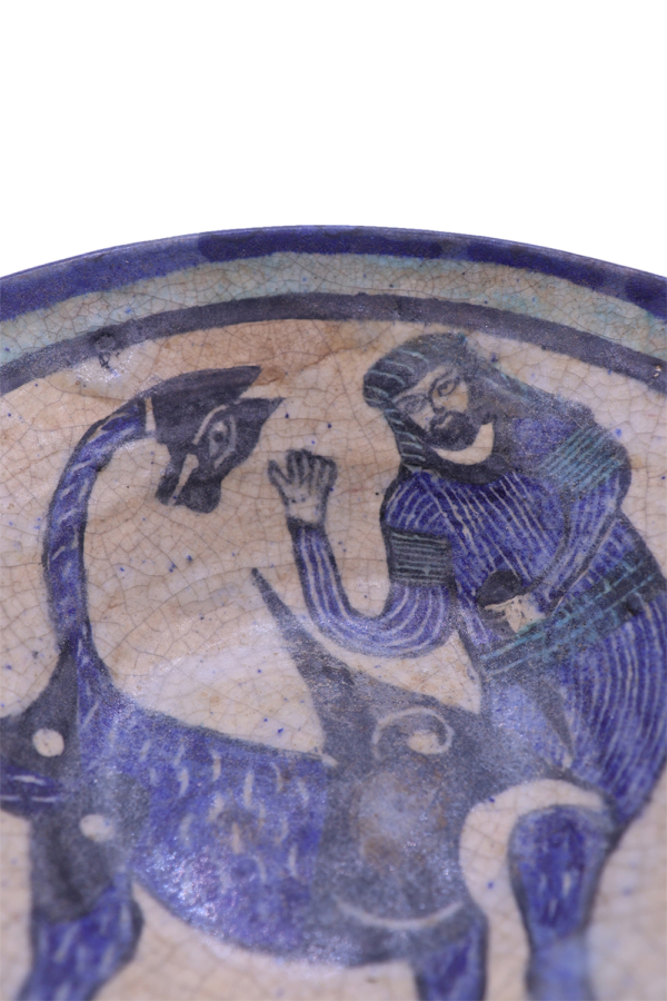 Antique Nishapur bowl, Iran. 19.5 Øx8 cms - Image 2