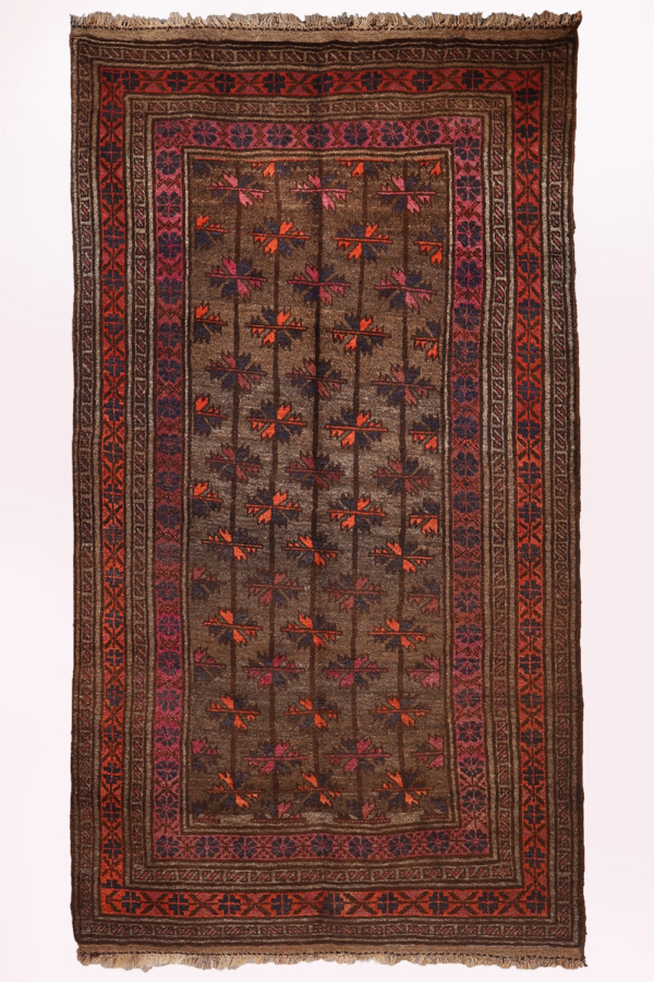 Alfombra semi antigua Baluch, Afganistán. 255x142 cms - Imagen 2