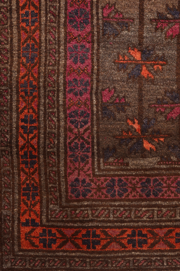 Alfombra semi antigua Baluch, Afganistán. 255x142 cms - Imagen 5