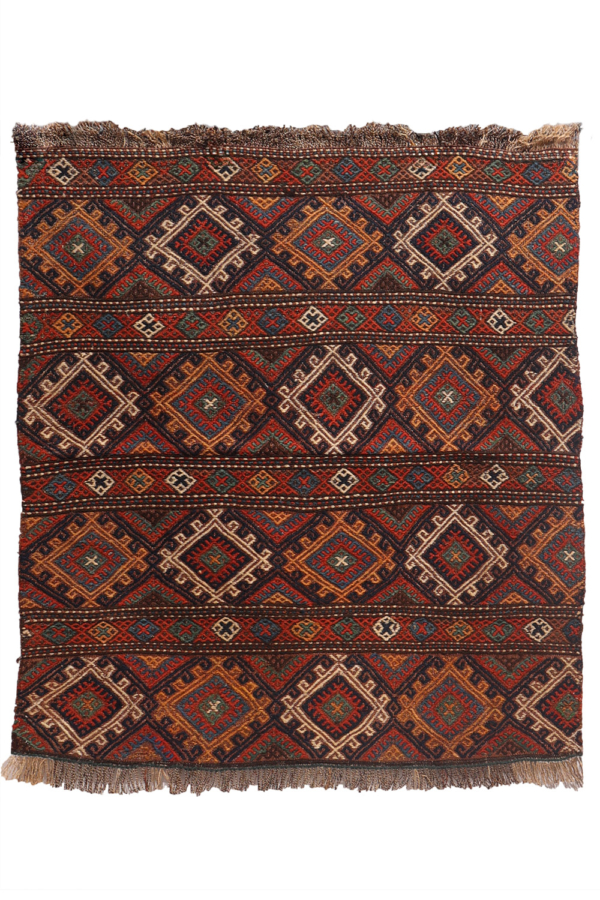 Kilim antiguo Kurdo, Irán. 98x82 cms - Imagen 2
