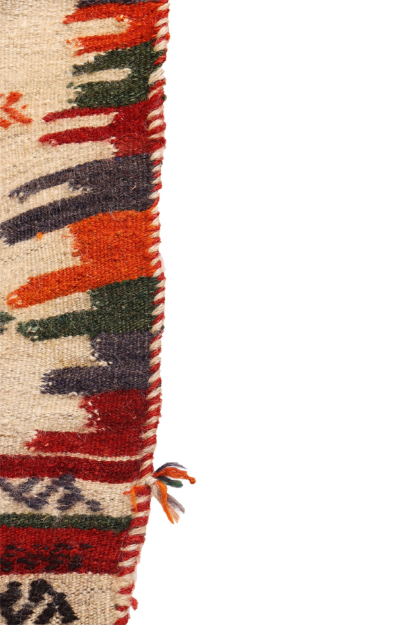 Sofreh o Kilim semi antiguo Luri, Iran. 122x99 cms - Imagen 5