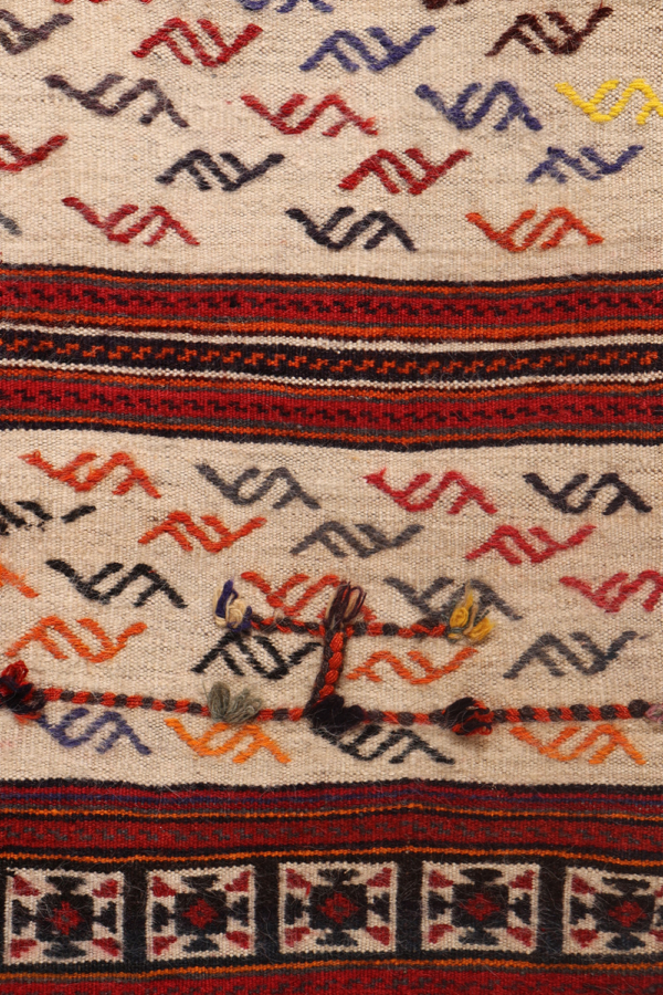Kilim vintage Qashqai, Irán. 133x137 cms - Imagen 4