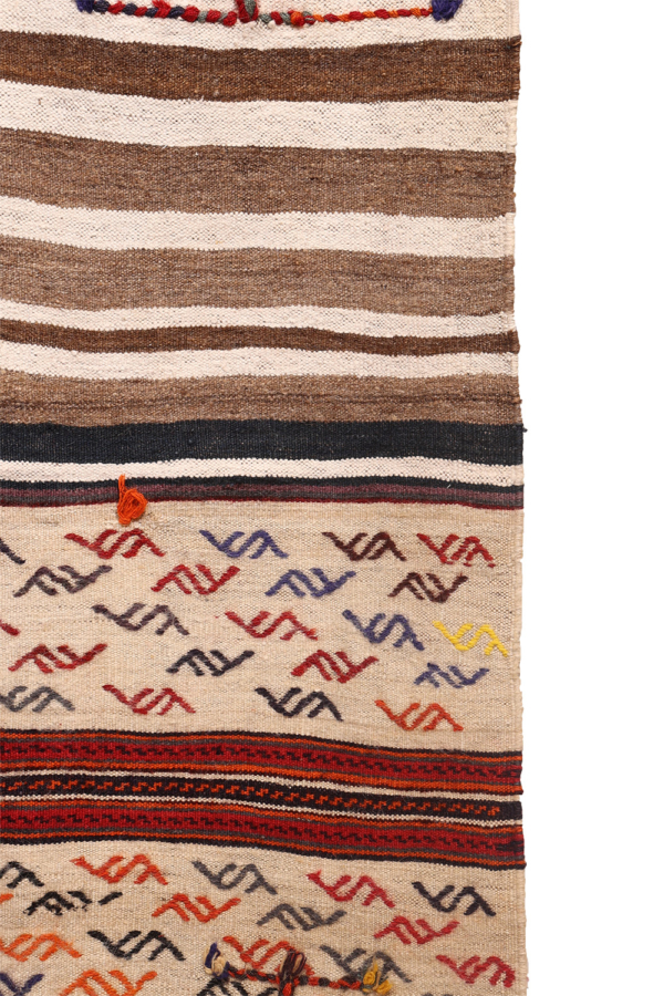 Kilim vintage Qashqai, Irán. 133x137 cms - Imagen 5