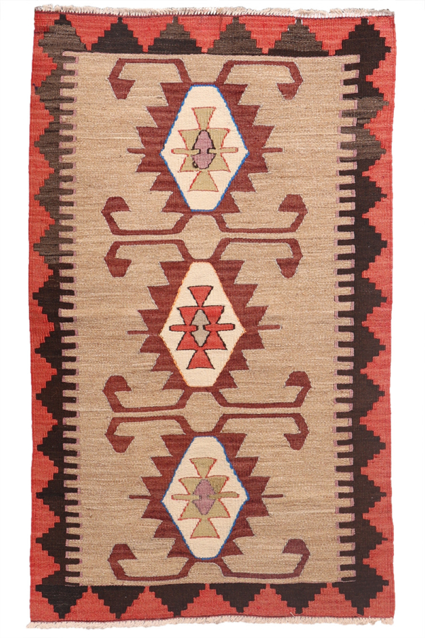 Kilim vintage de Mut, Turquía. 113x69 cms - Imagen 2