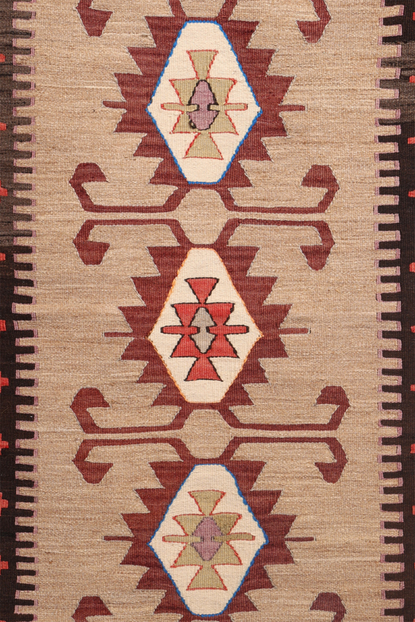Kilim vintage de Mut, Turquía. 113x69 cms - Imagen 3