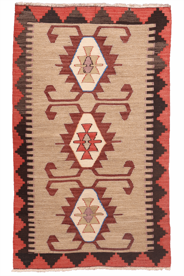 Kilim vintage de Mut, Turquía. 113x69 cms - Imagen 5