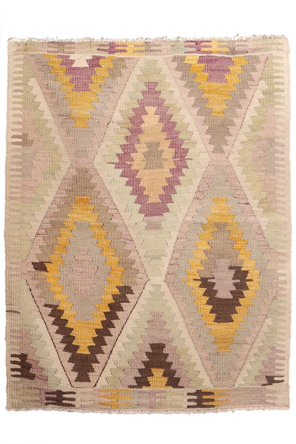Kilim semi antiguo de Sutlegen, Turquía. 125x98 cms - Imagen 2