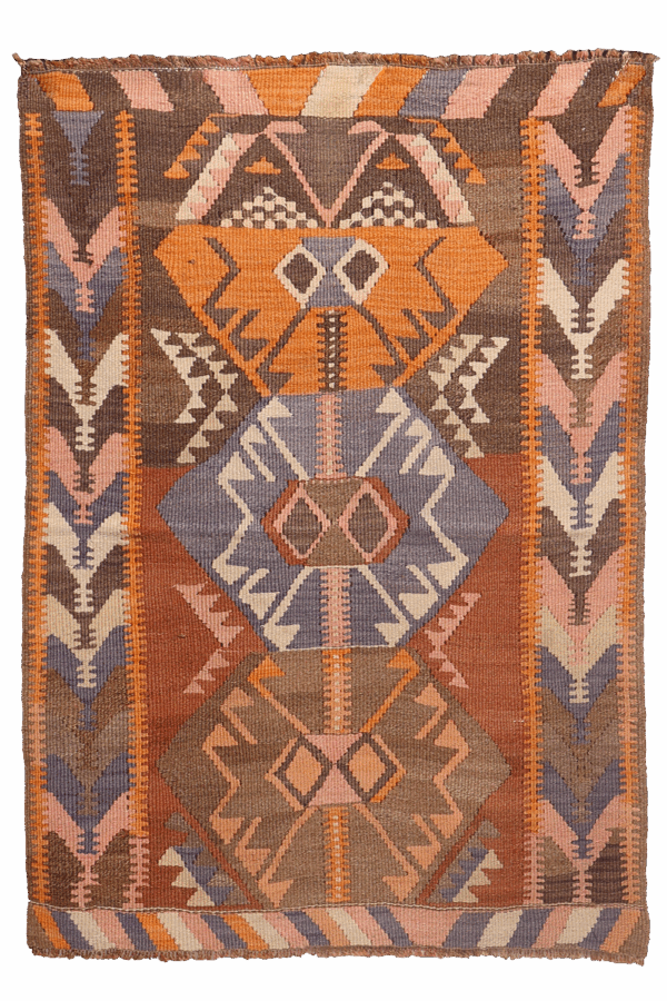 Kilim semi antiguo de Bardiz, Turquía. 118x86 cms - Imagen 5