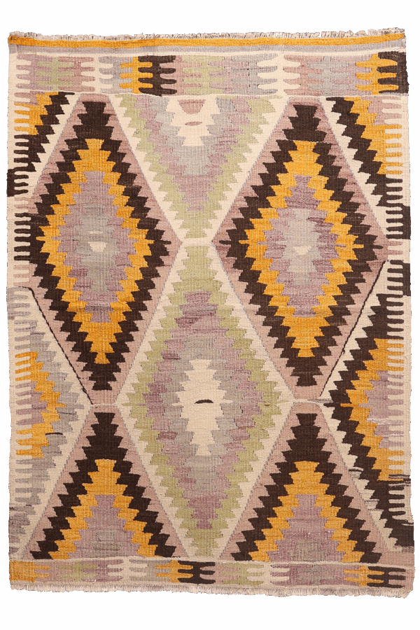 Semi-antique Kilim from Sutlegen in Turkey. 131x99 cms - Image 3