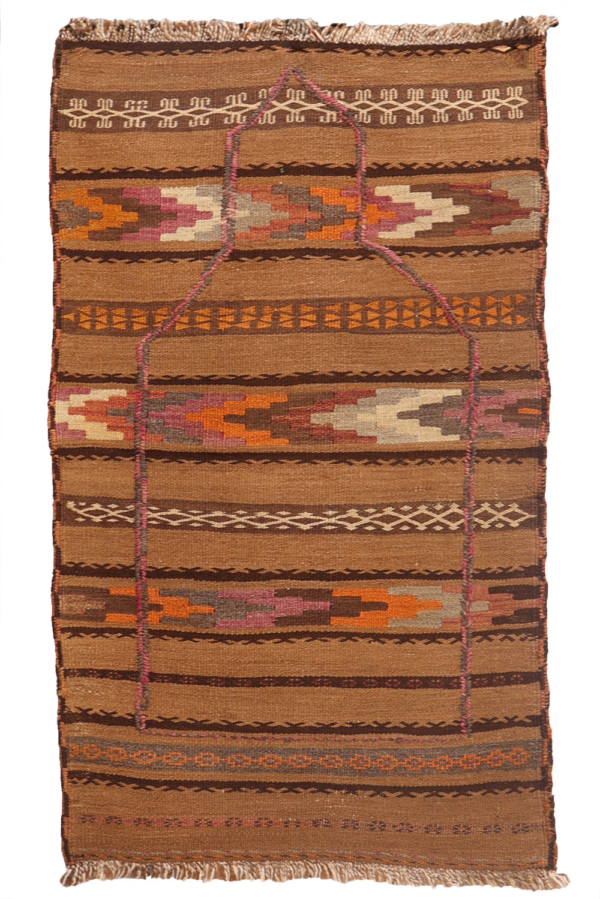 Semi-antique Kohistan Baluch kilim from Afghanistan. 107x65 cms - Image 2
