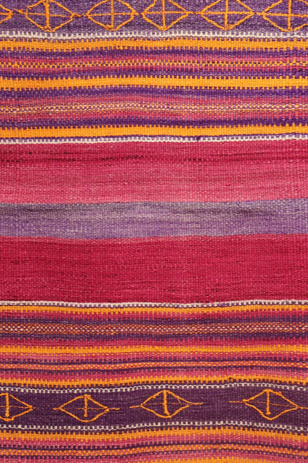 Kilim sofreh semi antiguo Baluch, Afganistán. 120x118 cms - Imagen 4