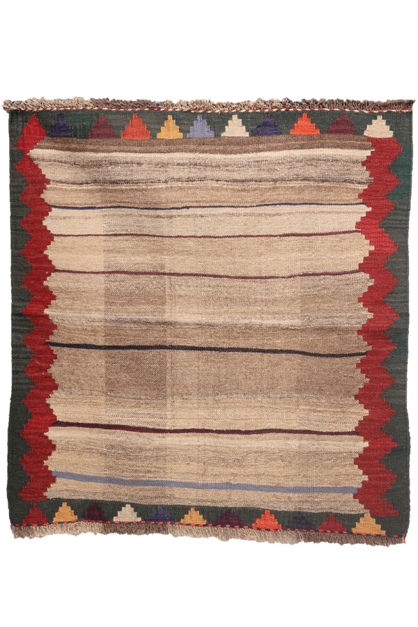 Kilim vintage Qashqai, Irán. 113x102 cms - Imagen 2