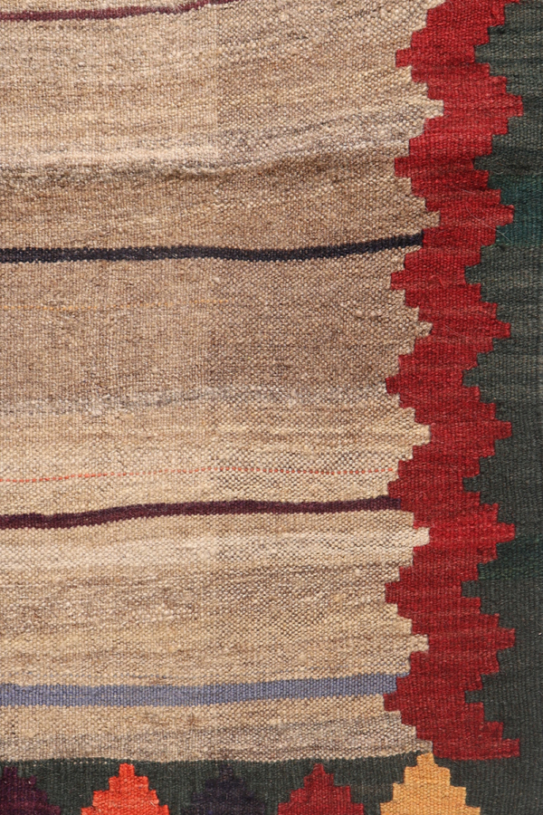Kilim vintage Qashqai, Irán. 113x102 cms - Imagen 3