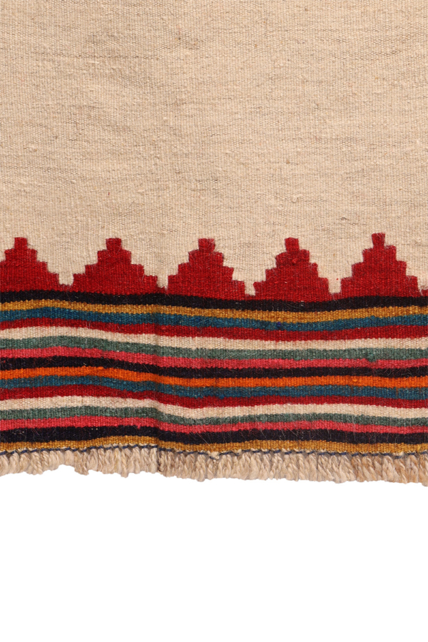 Kilim sofreh vintage Qashqai, Irán. 126x108 cms - Imagen 4