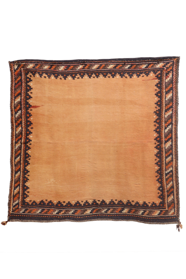 Semi-antique Afshar sofreh or kilim from Iran. 112x118 cms - Image 2