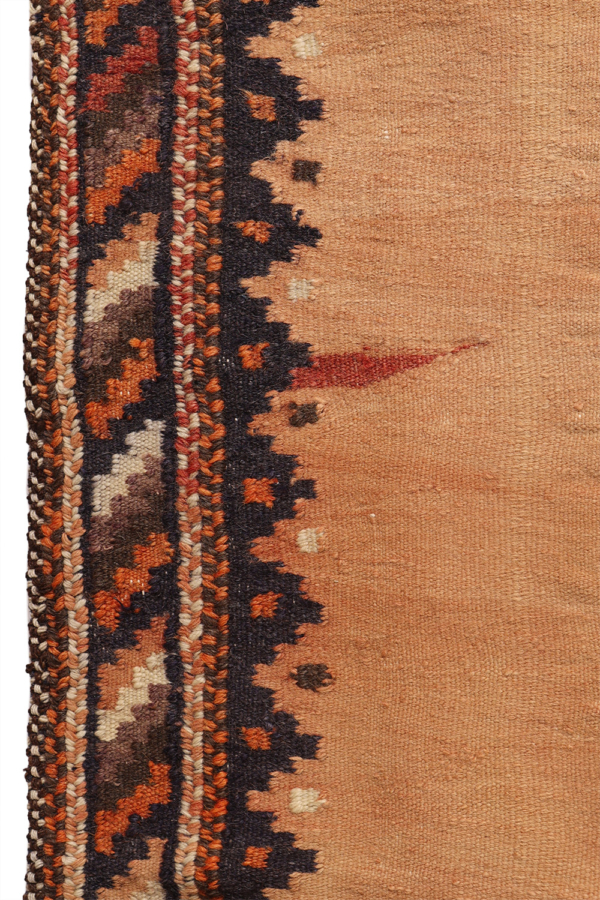 Semi-antique Afshar sofreh or kilim from Iran. 112x118 cms - Image 4