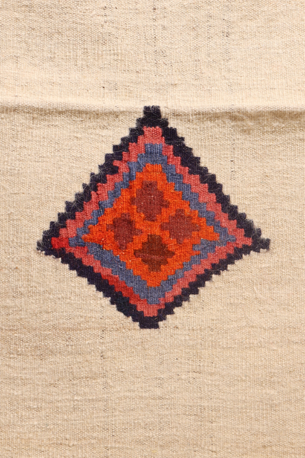 Vintage Qashqai kilim sofreh from Iran. 148x96 cms - Image 3
