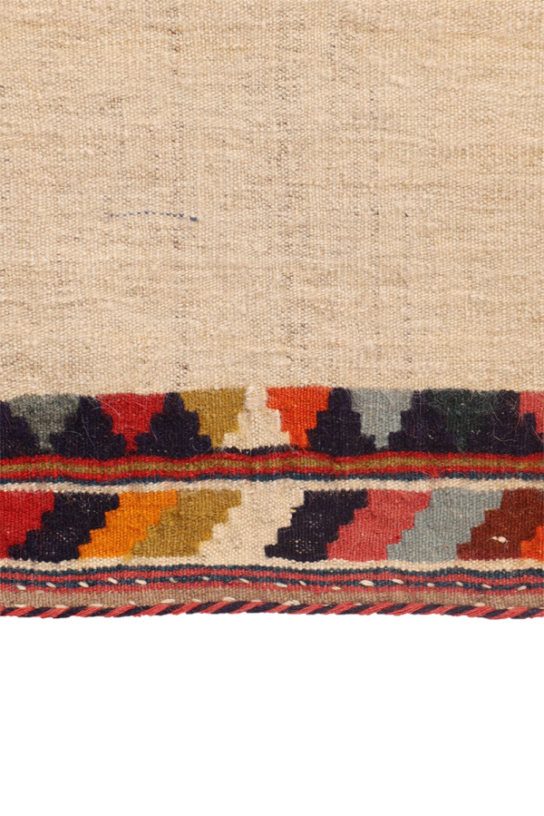Vintage Qashqai kilim sofreh from Iran. 148x96 cms - Image 4