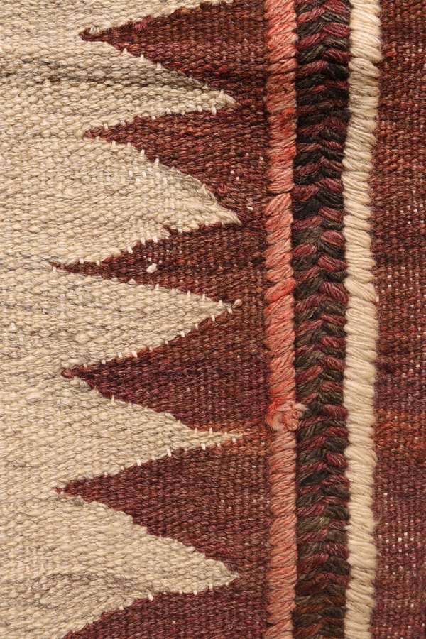 Vintage Qashqai sofreh kilim from Iran. 130x103 cms - Image 4