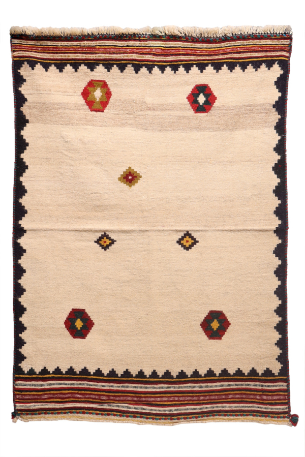 Kilim vintage Qashqai, Irán. 137x93 cms - Imagen 2