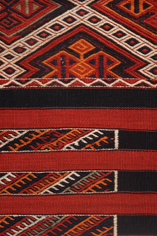 kilim semi-antiguo Kurdo, Irán. 99x93 cms - Imagen 4