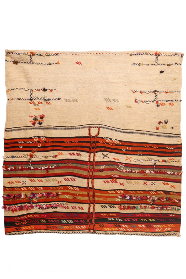 Kilim vintage Qashqai, Irán. 135x135 cms - Imagen 2