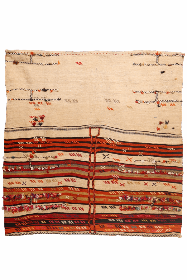 Kilim vintage Qashqai, Irán. 135x135 cms - Imagen 5