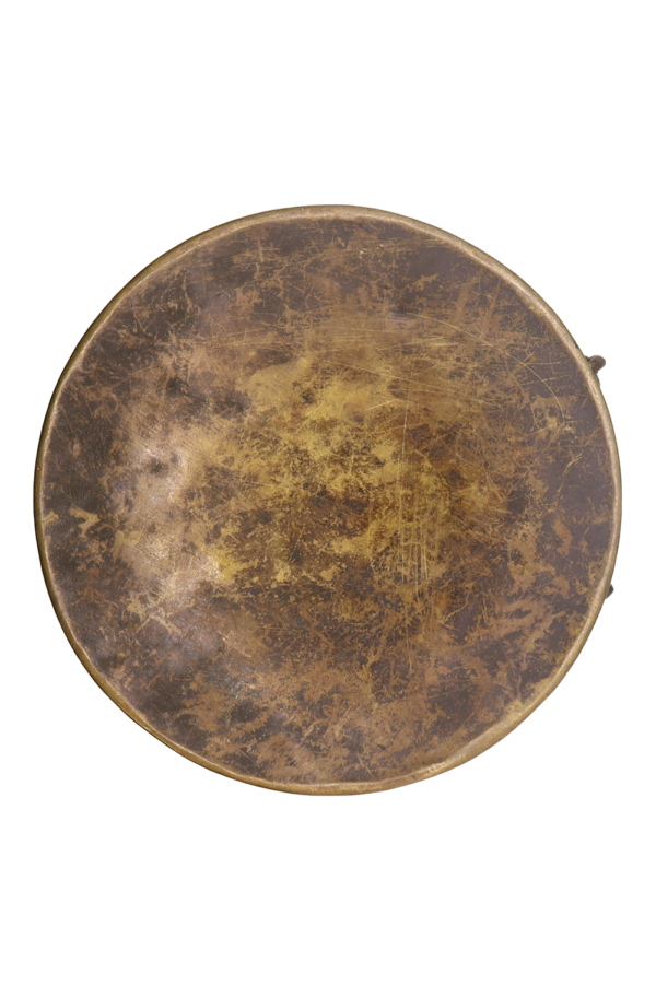 Caja grande antigua para nuez de Betel o "jali paan dan", India. 18 cms Øx11 cm - Imagen 4