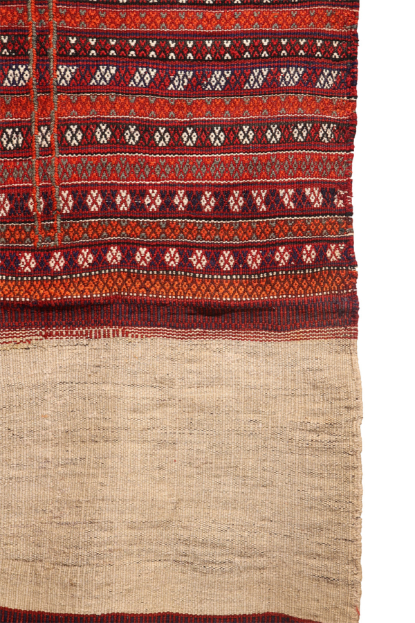 Kilim vintage Qashqai, Irán. 131x117 cms - Imagen 5