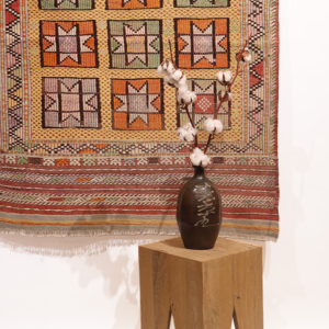 Vintage Fethiye kilim from Turkey. 133x101 cms
