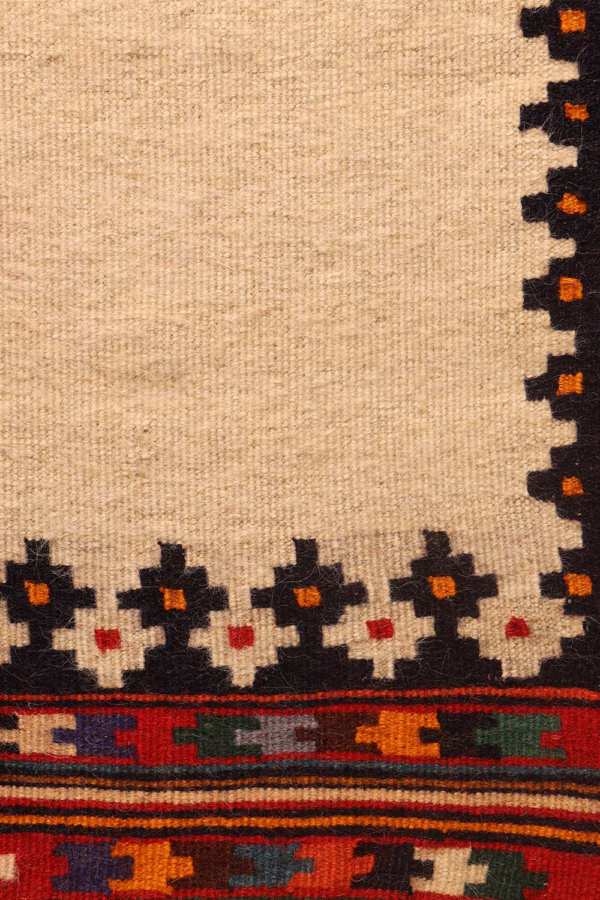 Kilim sofreh vintage Qashqai, Irán. 144x81 cms - Imagen 3