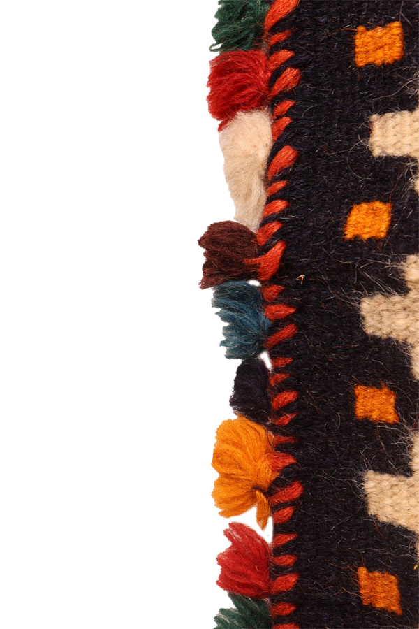 Kilim sofreh vintage Qashqai, Irán. 144x81 cms - Imagen 4