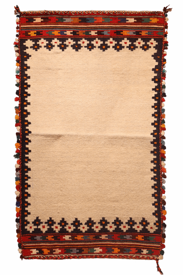 Kilim sofreh vintage Qashqai, Irán. 144x81 cms - Imagen 5