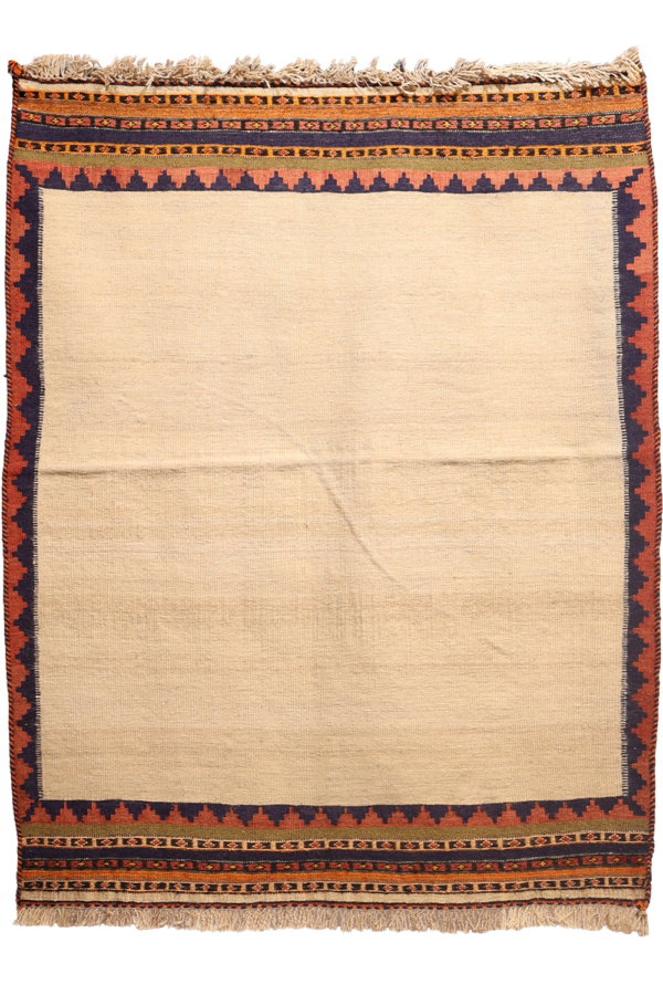 Kilim sofreh vintage Qashqai, Irán. 135x115 cms - Imagen 2