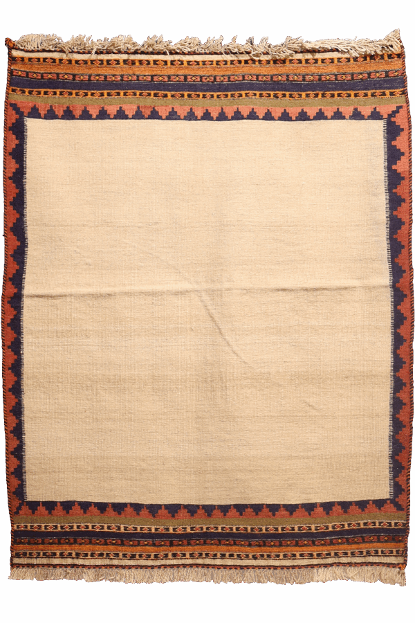 Kilim sofreh vintage Qashqai, Irán. 135x115 cms - Imagen 5
