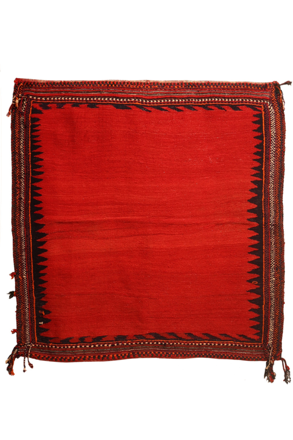 Kilim sofreh Afshar vintage, Iran. 124x123 cms - Imagen 2