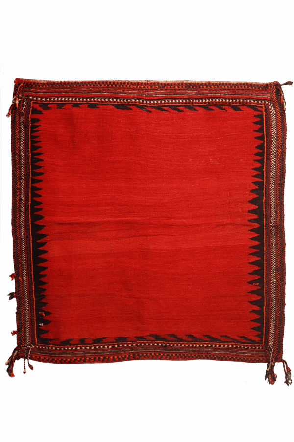 Kilim sofreh Afshar vintage, Iran. 124x123 cms - Imagen 5