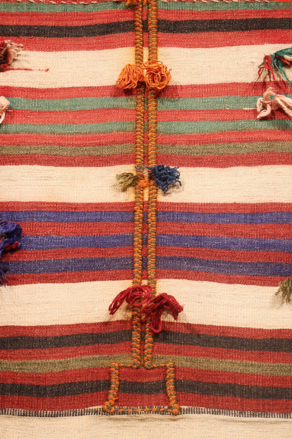 Kilim vintage Qashqai, Irán. 137x134 cms - Imagen 3