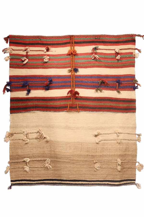 Kilim vintage Qashqai, Irán. 137x134 cms - Imagen 5