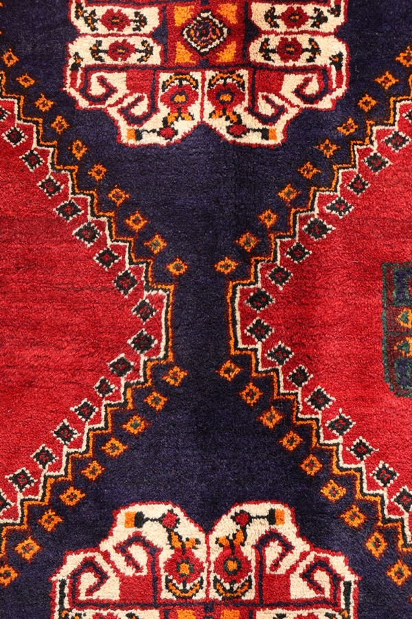 Semi-antique Basseri rug from Shiraz, Iran. 380x270 cms - Image 5