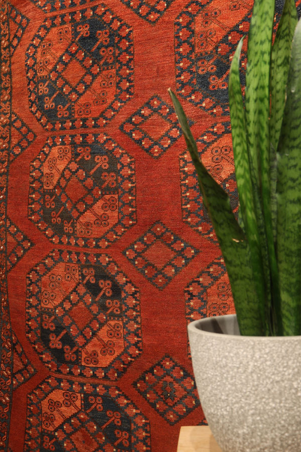 Antique Turkman Ersari rug from Turkmenistan. 298x235 cms - Image 3