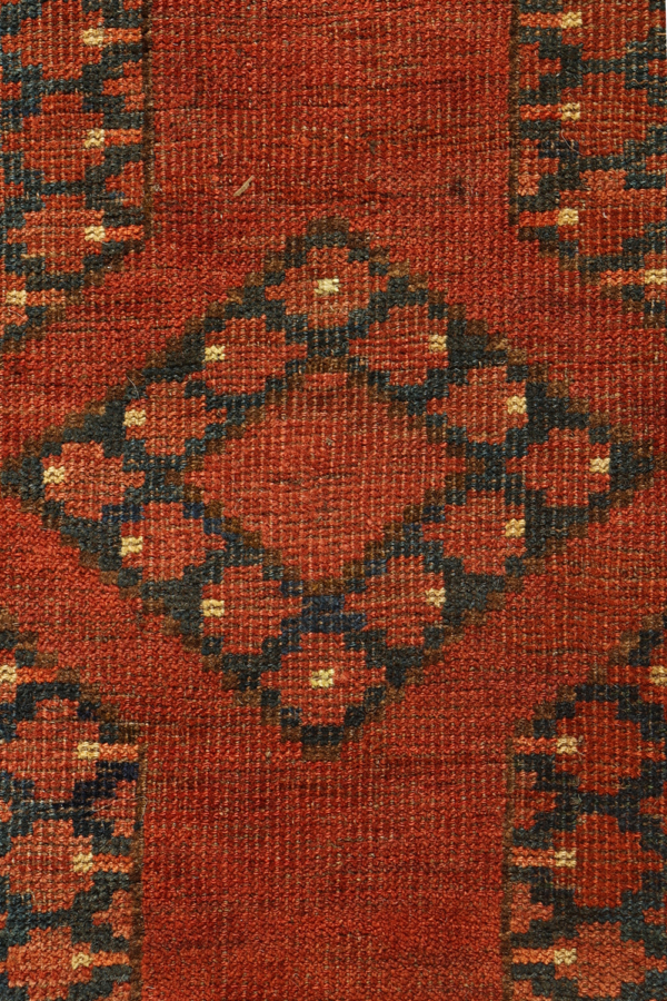 Antique Turkman Ersari rug from Turkmenistan. 298x235 cms - Image 6