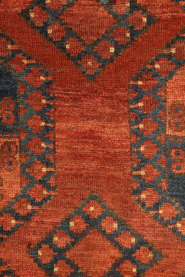 Antique Turkman Ersari rug from Turkmenistan. 298x235 cms - Image 7