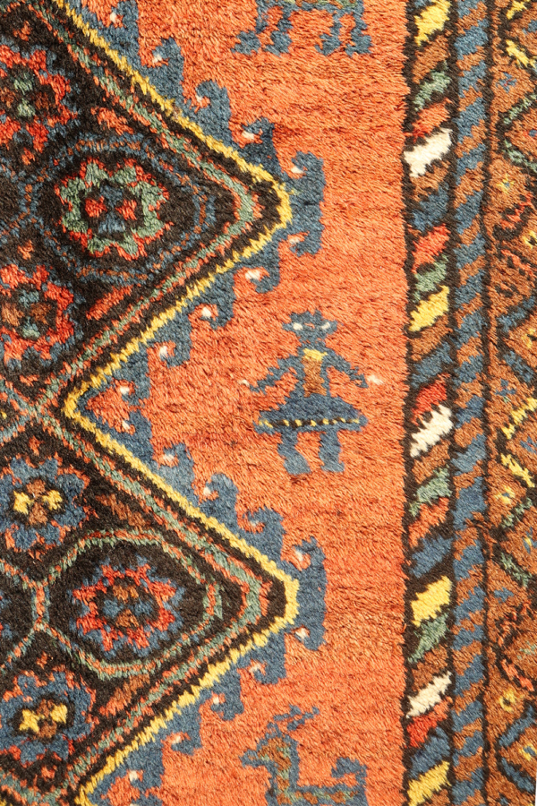Antique Arab rug from Irán. 285x125cms - Image 4