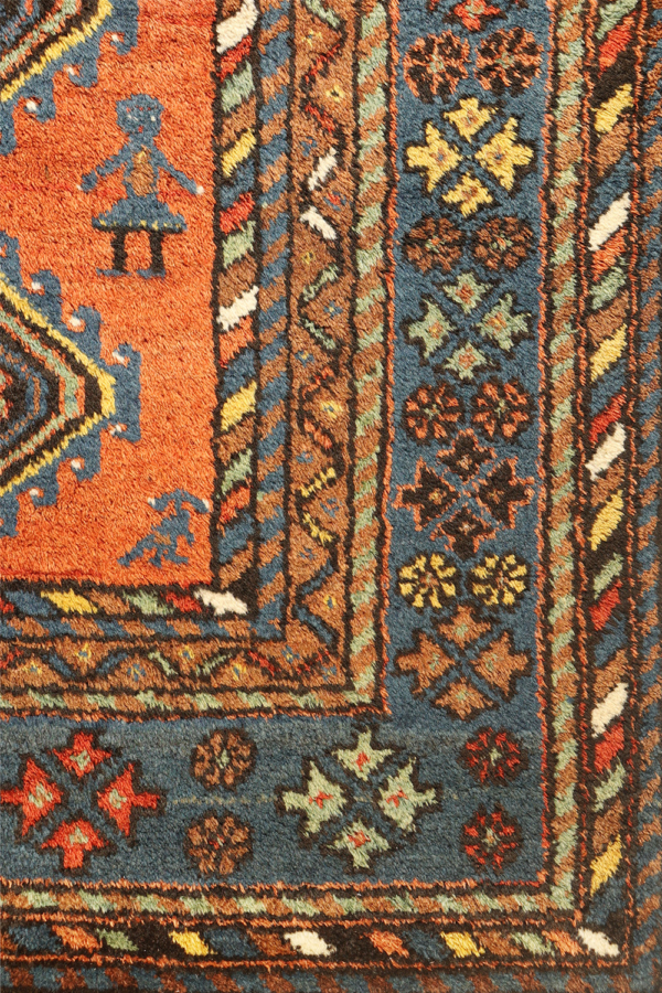 Antique Arab rug from Irán. 285x125cms - Image 5